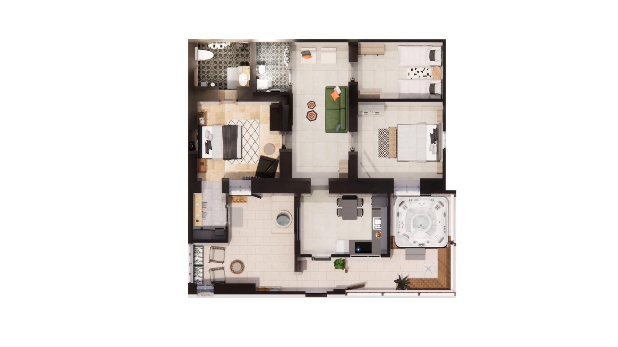 Mamilla View- Suites & Apt Hotel Jerozolima Pokój zdjęcie